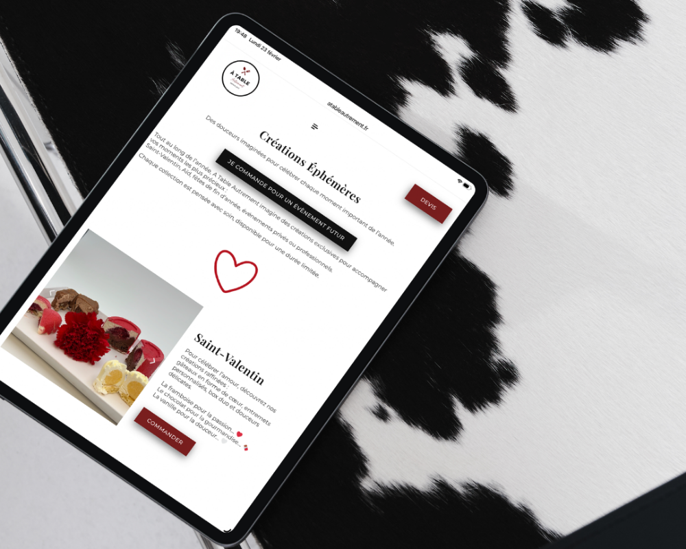 tablette a table autrement