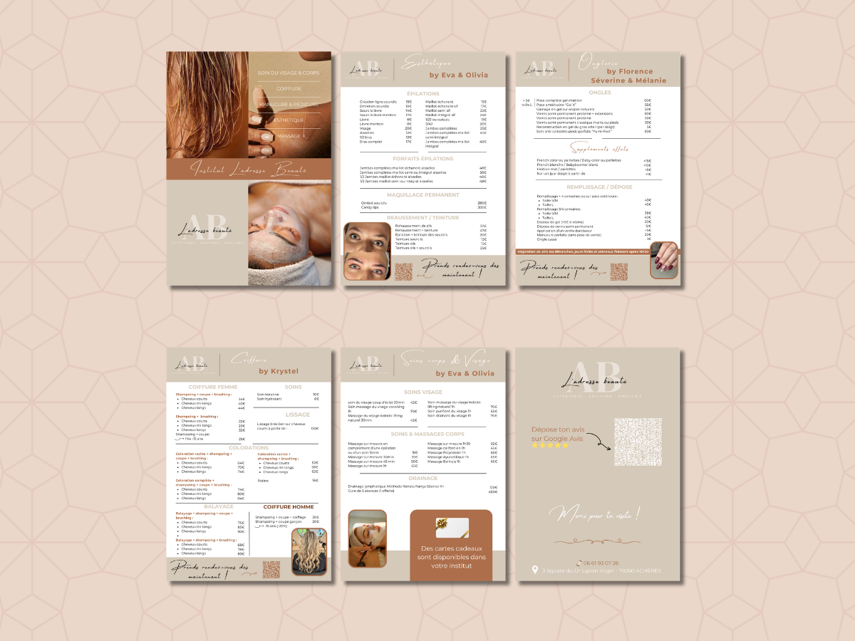 support print flyer identite visuelle tarif